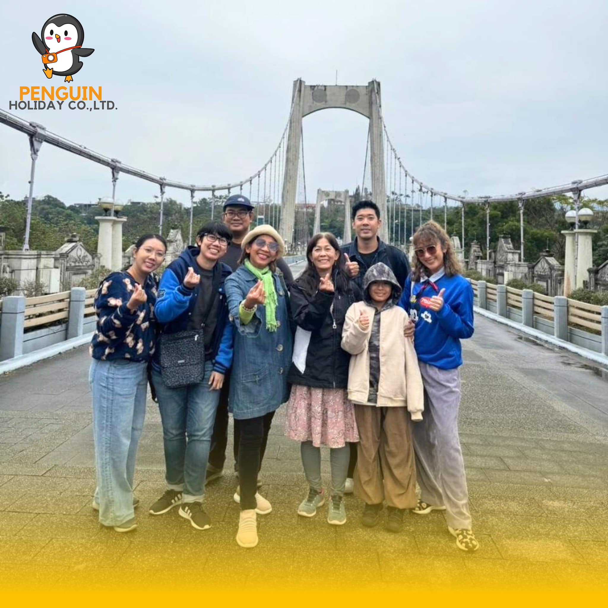 ขอขอบพระคุณ คุณแก๊ป คุณมีน แม่โหน่ง และสมาชิกทุกๆ ท่าน ที่ร่วมเดินทาง เปิดประสบการณ์ไปกับ เพนกวิน โปรแกรม : SL-SP03 ไต้หวัน ไทเป จิ่วเฟิ่น 
ซีเหมินติง 4วัน 2คืน เดินทาง : 18 - 21 ม.ค. 68
✈️สายการบิน : THAI LION AIR (SL)